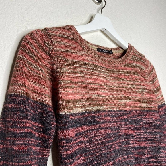 Species Wool Blend Space Dyed Sparkle Sweater Sz S - Picture 2 of 6